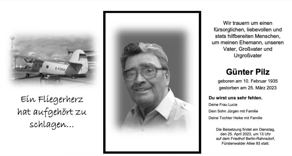 Faszinierend Gunter Till Verstorben Ebenbild